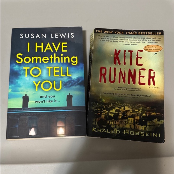 I Have Something to Tell You and The Kite Runner Books - Picture 1 of 1